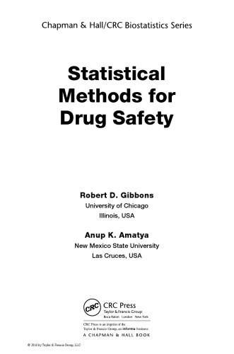 Statistical methods for drug safety