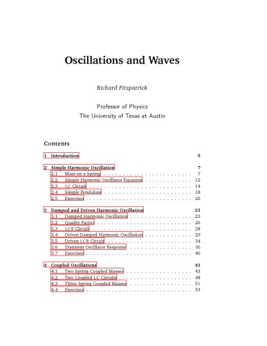 Oscillations and Waves