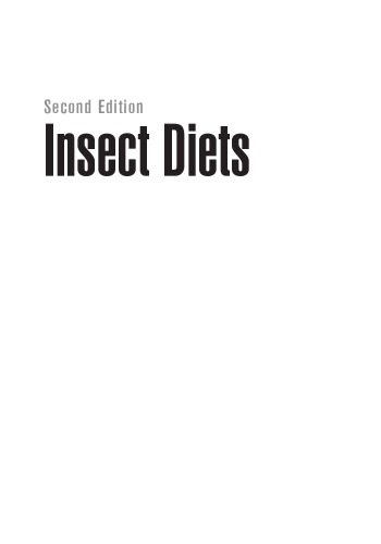 Insect diets : science and technology.