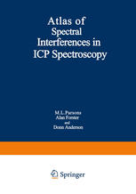 Atlas of Spectral Interferences in ICP Spectroscopy