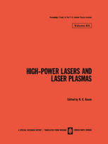 High-Power Lasers and Laser Plasmas / Moshchnye Lazery I Lazernaya Plazma