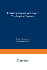 Emissions from Continuous Combustion Systems : Proceedings of the Symposium on Emissions from Continuous Combustion Systems Held at the General Motors Research Laboratories Warren, Michigan September 27-28 1971.