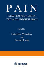 Pain : New Perspectives in Therapy and Research.