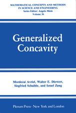 Generalized Concavity