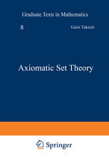 Axiomatic Set Theory.