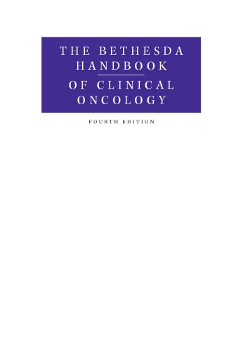 The Bethesda handbook of clinical oncology