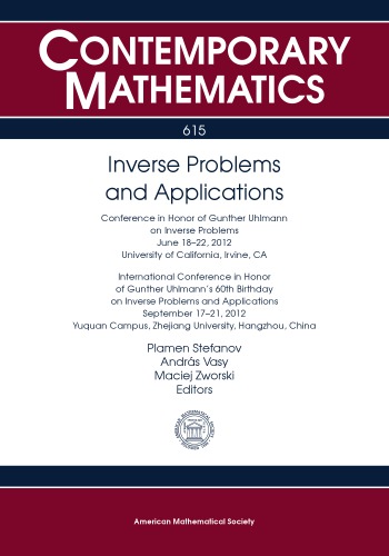 Inverse Problems and Applications