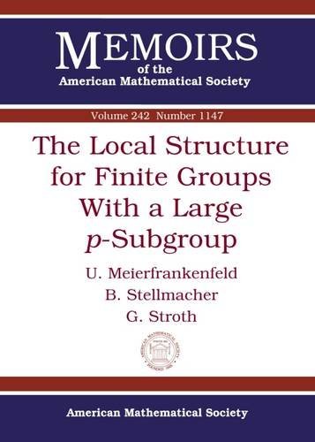 The Local Structure for Finite Groups with a Large P-Subgroup