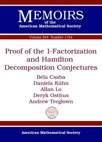 Proof of the 1-Factorization and Hamilton Decomposition Conjectures