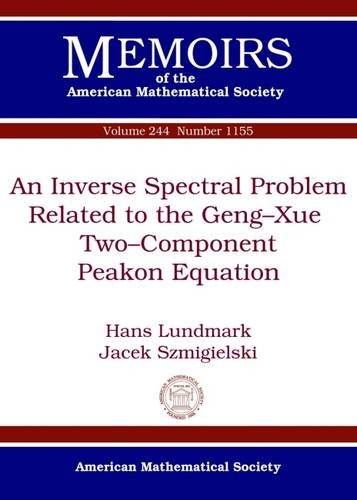 An Inverse Spectral Problem Related to the Geng-Xue Two-Component Peakon Equation