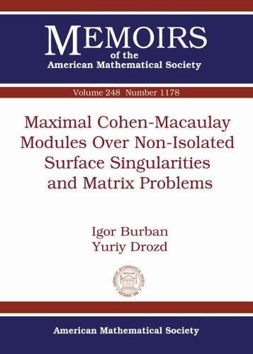 Maximal Cohen-Macaulay Modules Over Non-Isolated Surface Singularities and Matrix Problems