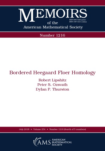 Bordered Heegaard Floer Homology