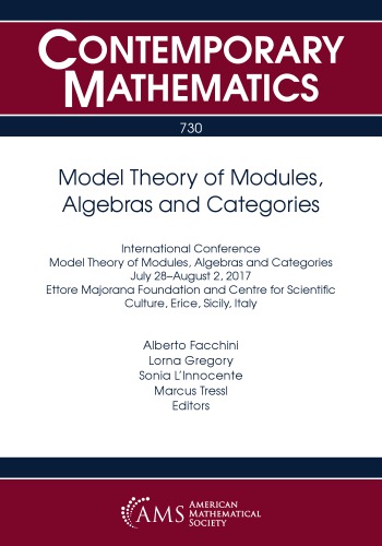 Model Theory of Modules, Algebras and Categories