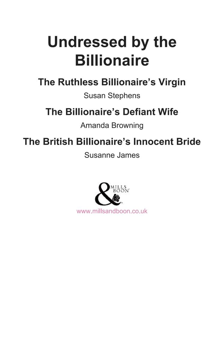 Undressed by the Billionaire (Mills &amp; Boon By Request)