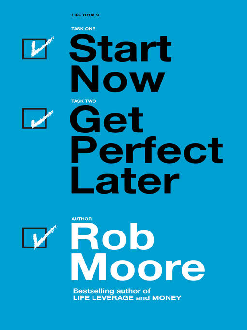 Start Now. Get Perfect Later