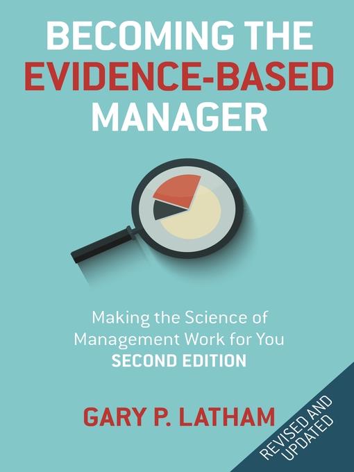 Becoming the Evidence-Based Manager