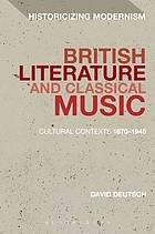 British Literature and Classical Music