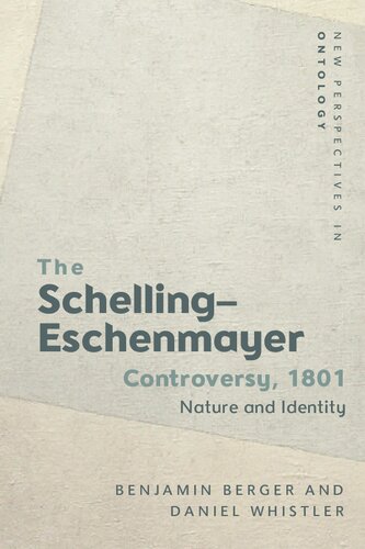 The Schelling-Eschenmayer Controversy, 1801