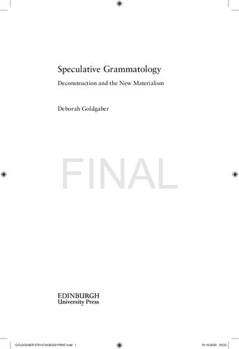 Speculative Grammatology