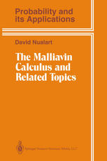 The Malliavin Calculus and Related Topics.