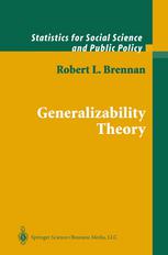 Generalizability Theory.