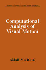 Computational analysis of visual motion