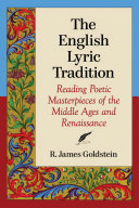 The English Lyric Tradition