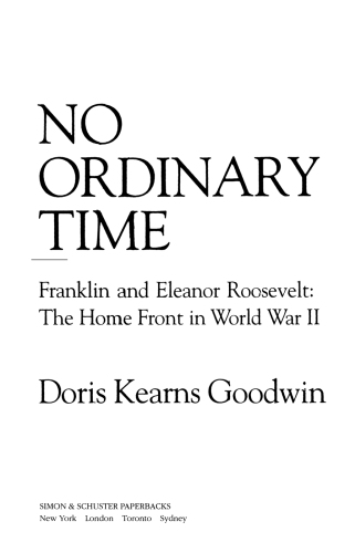 No Ordinary Time