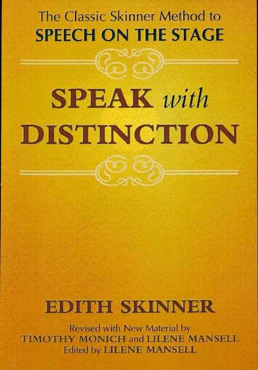 Speak with Distinction