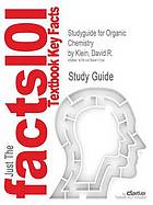 Studyguide for organic chemistry by klein, david r., isbn 9780471756149.