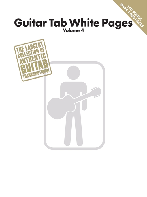 Guitar Tab White Pages--Volume 4 (Songbook)