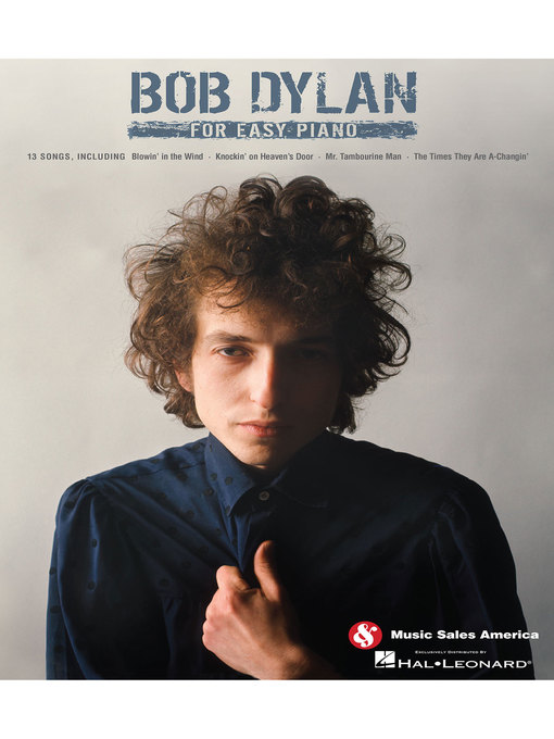 Bob Dylan Songbook for Easy Piano