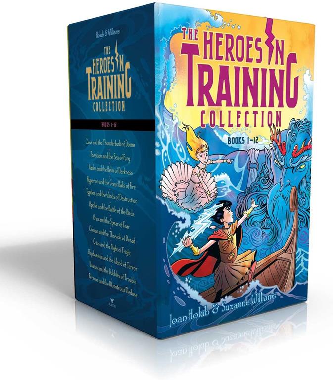 Heroes in Training Olympian Collection Books 1-12: Zeus and the Thunderbolt of Doom; Poseidon and the Sea of Fury; Hades and the Helm of Darkness; ... the Birds; Ares and the Spear of Fear; etc.
