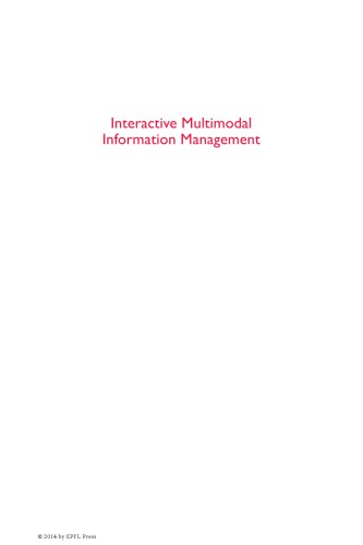 Multimodal Interactive Systems Management.