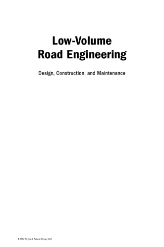 Low-Volume Road Engineering