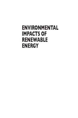 Environmental impacts of renewable energy