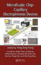 Microfluidic chip-capillary electrophoresis devices