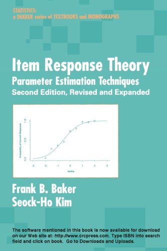 Item Response Theory : Parameter Estimation Techniques