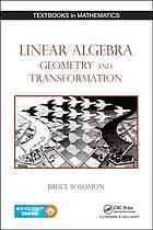 Linear algebra, geometry and transformation