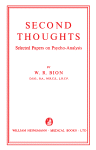 Second thoughts; selected papers on psychoanalysis.