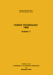 Fusion technology 1986 : proceedings of the fourteenth Symposium Congress Center of the Palais des Papes, Avignon, France, 8-12 September, 1986.