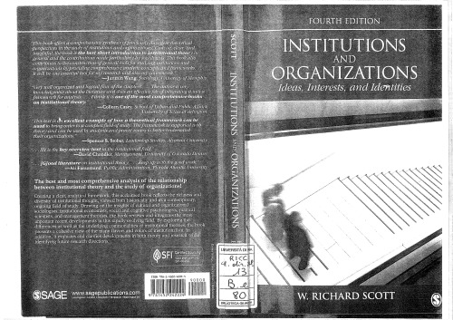 Institutions and Organizations