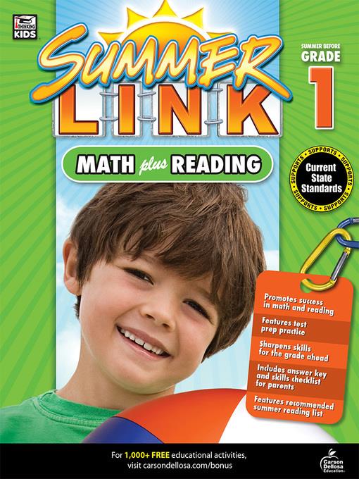 Math Plus Reading Workbook