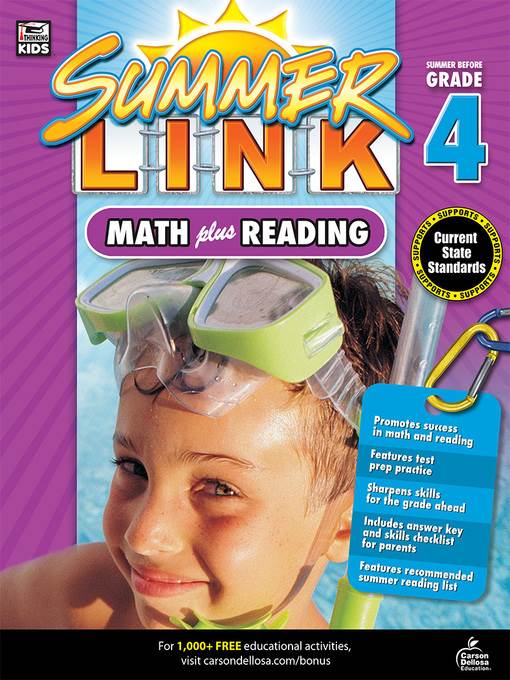 Math Plus Reading Workbook