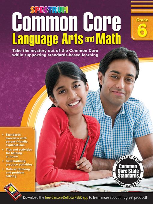 Common Core Language Arts and Math, Grade 6