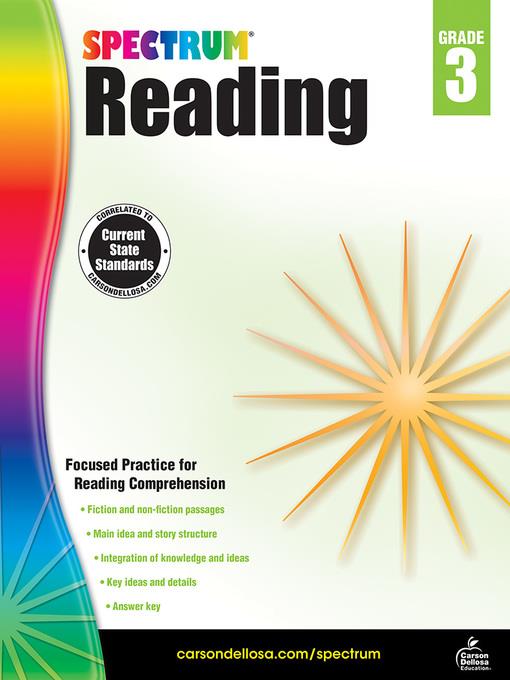 Spectrum Reading Workbook, Grade 3