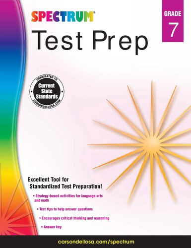 Spectrum Test Prep, Grade 7