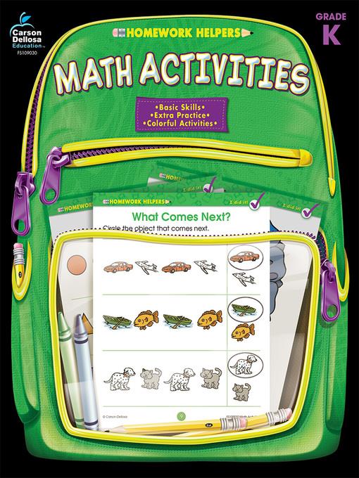 Math Activities, Grade K