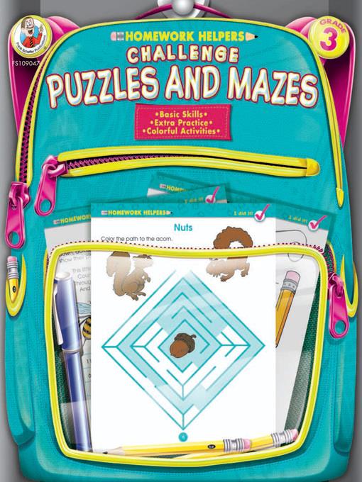 Challenge Puzzles and Mazes, Grade 3