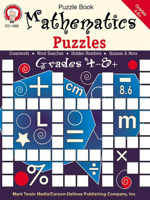 Mathematics Puzzles, Grades 4--8